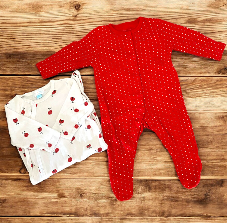 Multimarques. Lot de 2 pyjamas 3 Mois.