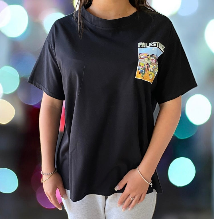 Teeshirt femme Imprimé Palestine