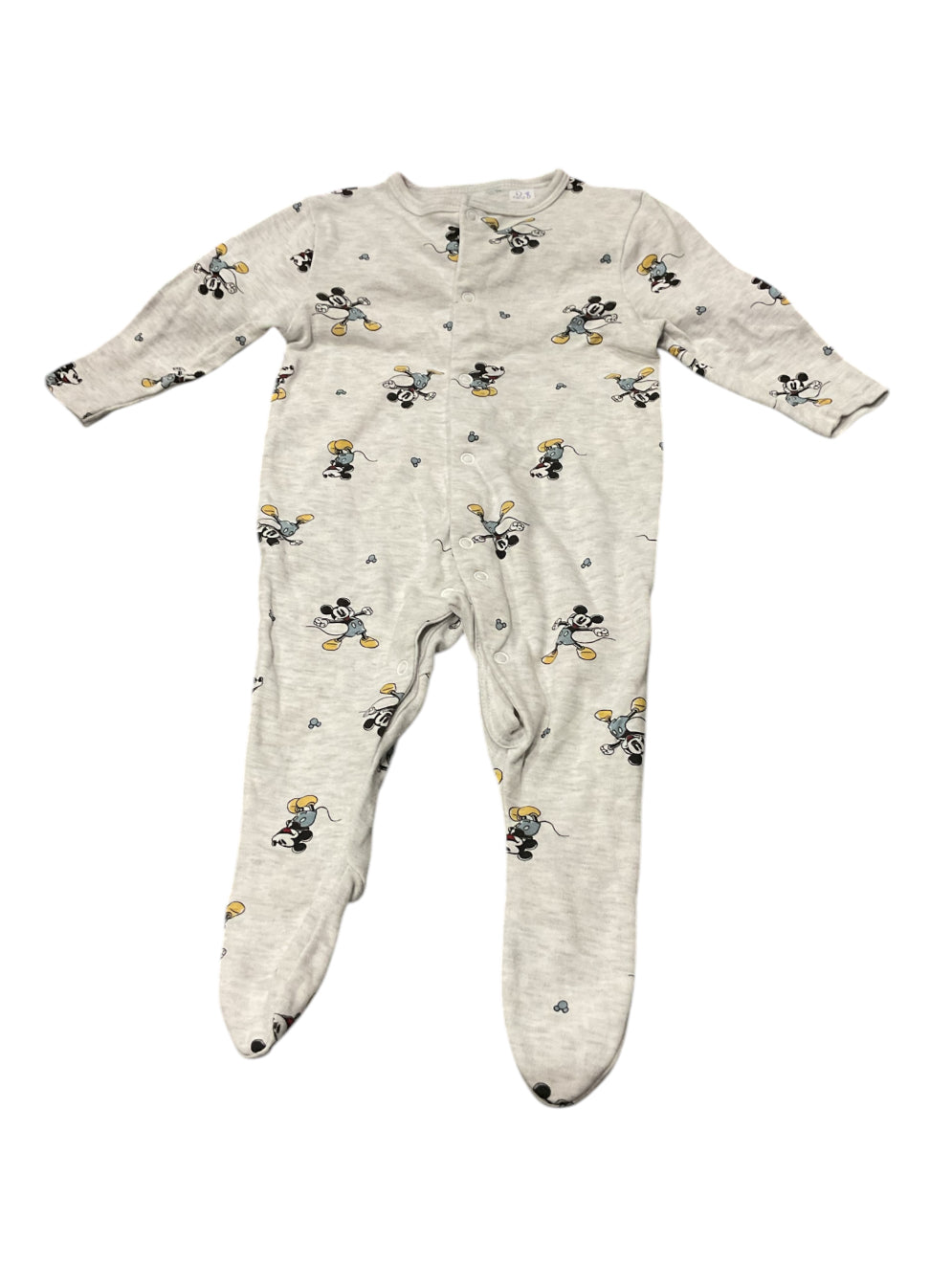 Pyjama coton Mickey 6 mois.