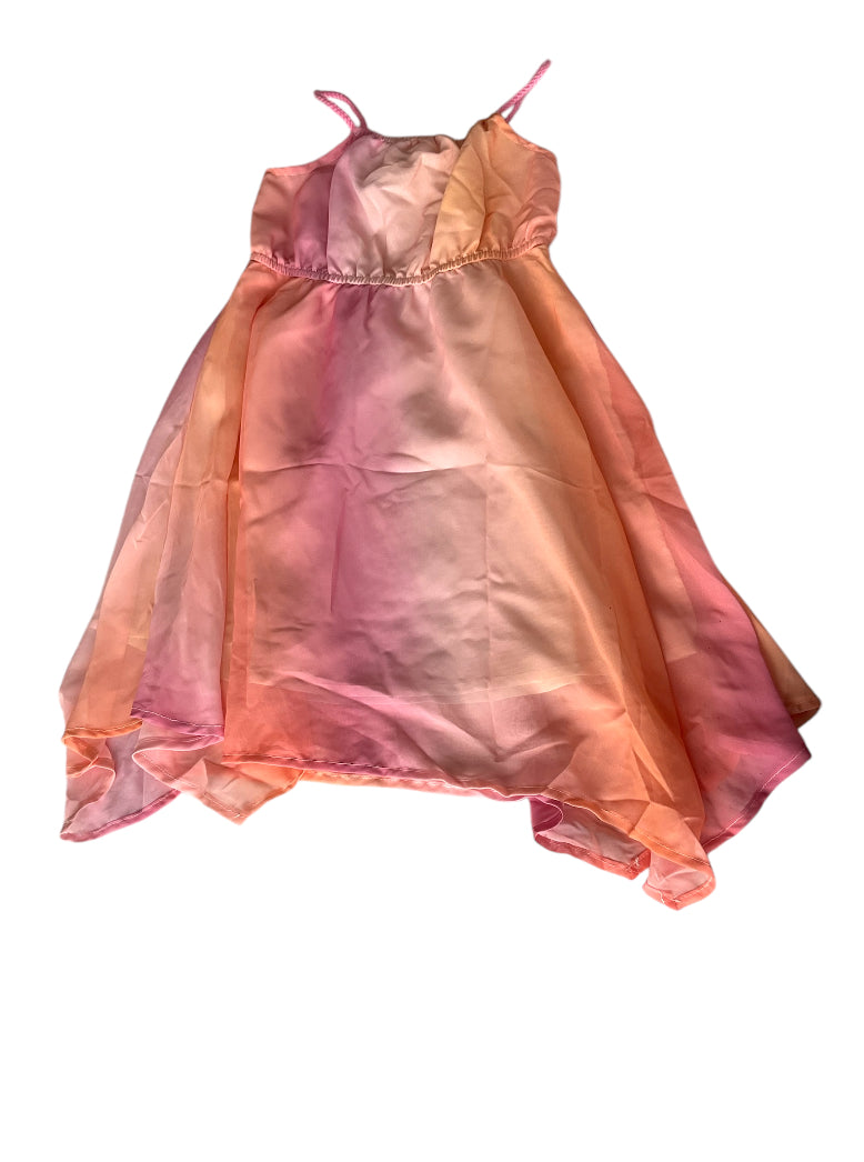 Robe à bretelles rose 36 mois