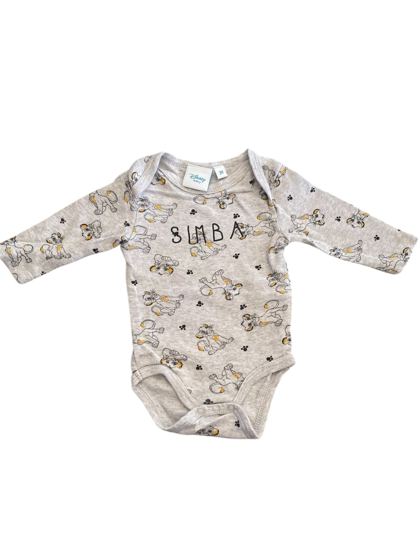 Body manches longues "SIMBA" 3 mois
