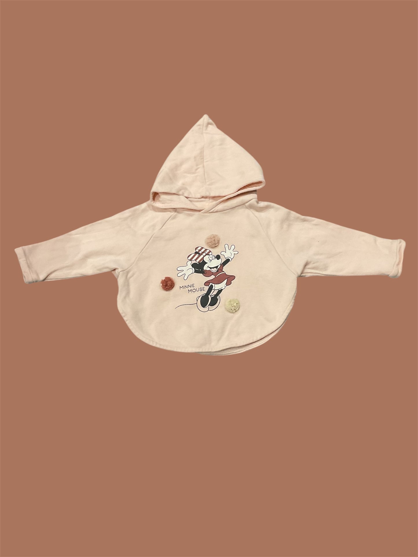 Pull poncho pour bébé fille « Minnie ». 24 Mois.