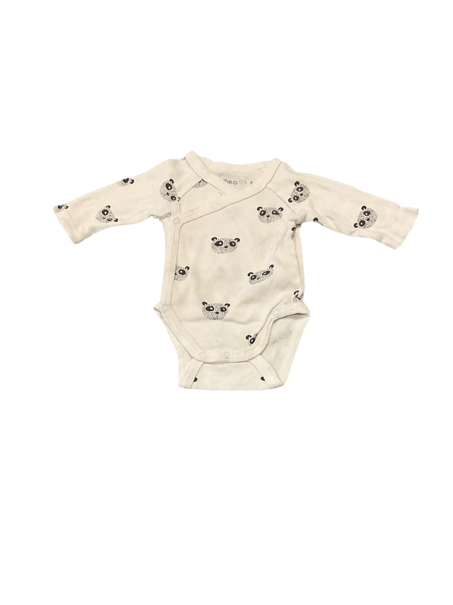 Lot de 5 bodys mixtes, naissance - 1 mois.