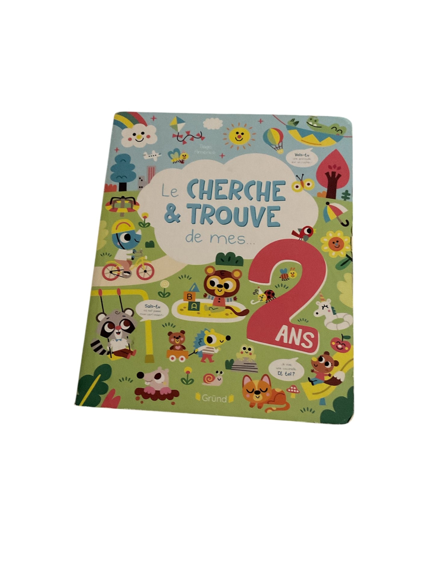 Livre cherche et trouves de mes 2 ans.