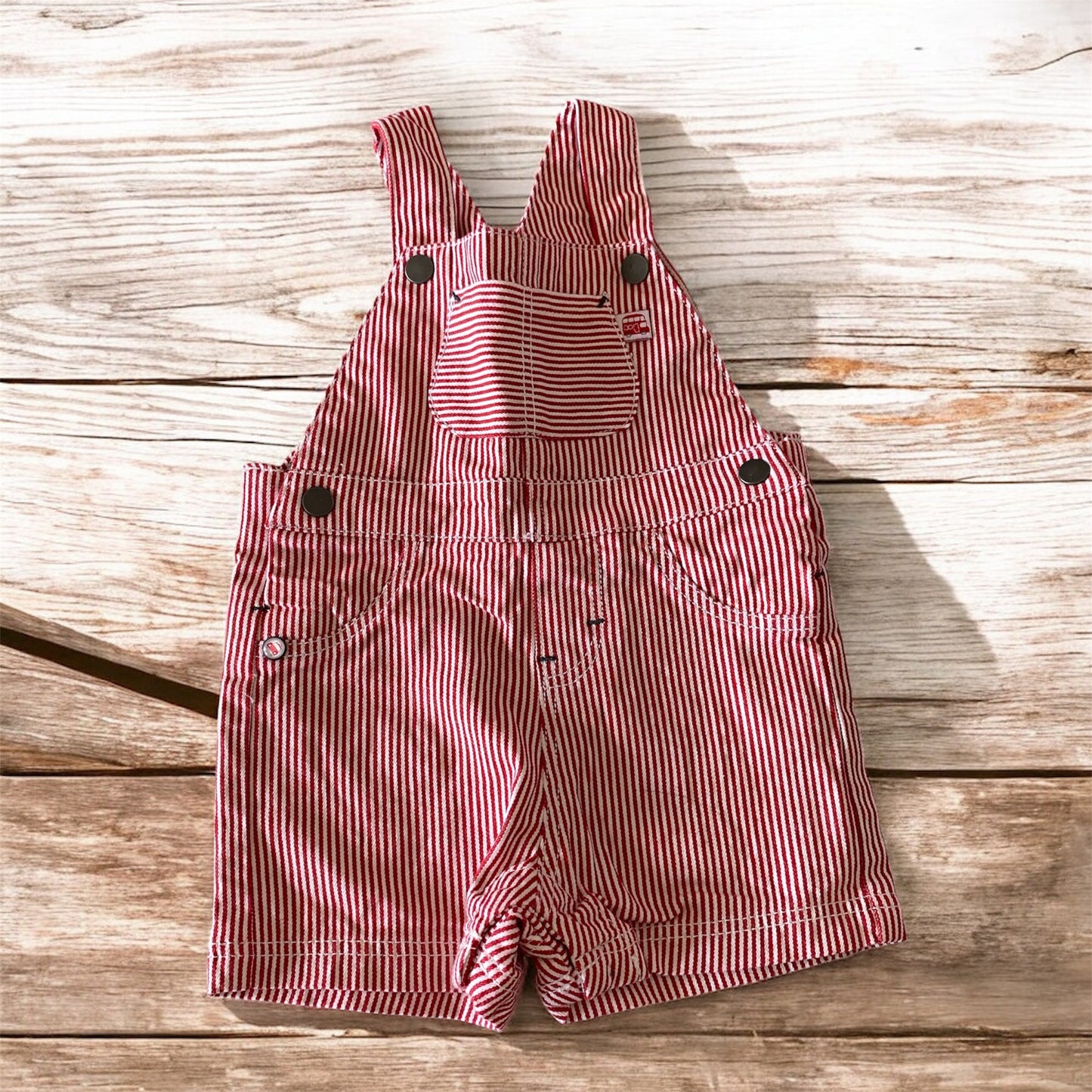Salopette short, 1 mois.