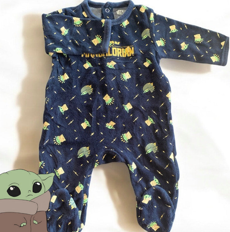 Pyjama Velours Star Wars 3 Mois