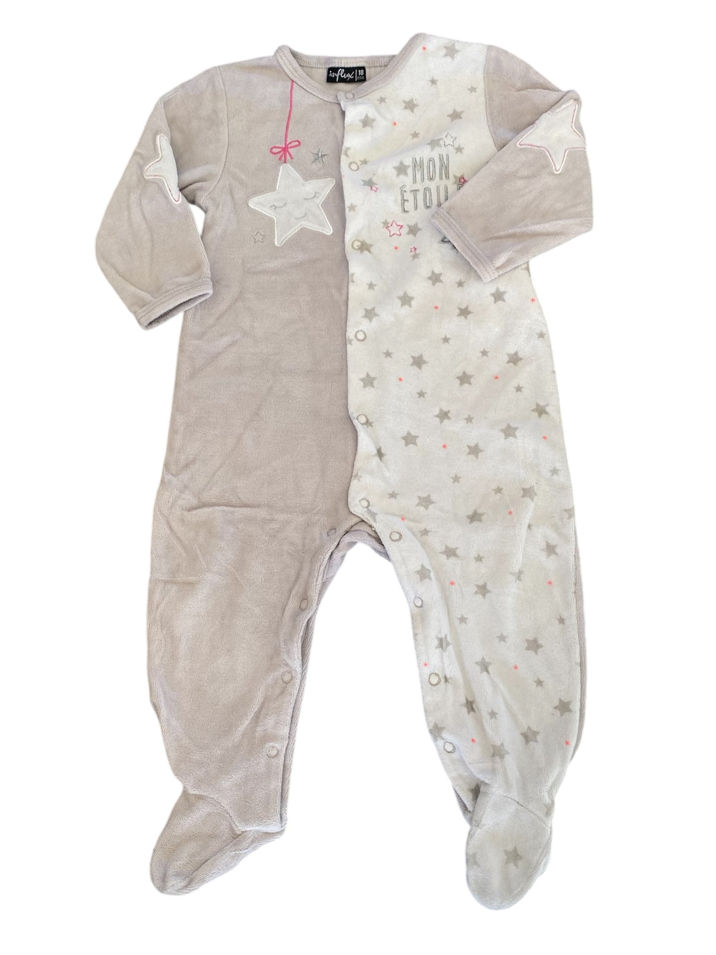 Pyjama dors-bien velours 18 Mois