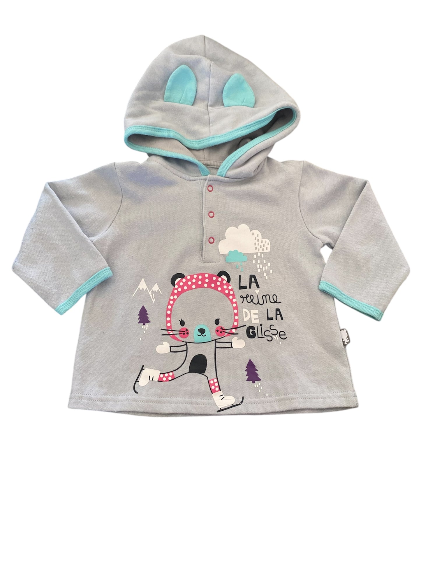 Sweat à capuche Petit Béguin 12 Mois