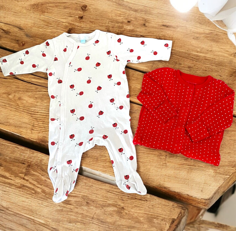 Multimarques. Lot de 2 pyjamas 3 Mois.