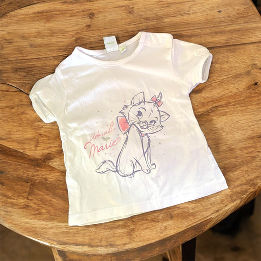 T-shirt Disney "Marie" 6 mois.