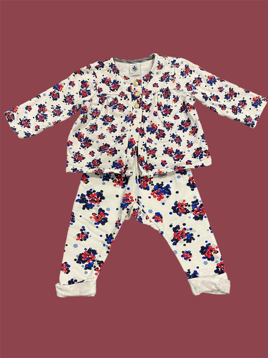 Ensemble bébé fille Petit Bateau 6 Mois