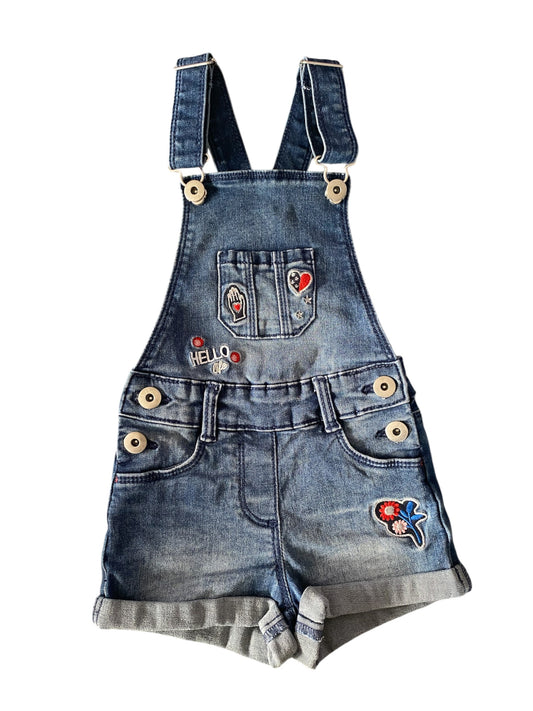 Salopette Courte en Jean pour bébé fille 36 Mois