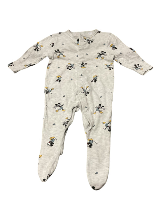 Pyjama coton Mickey 6 mois.
