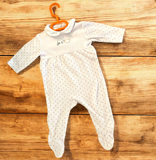 Kimbaloo. Pyjama velours. 3 mois.