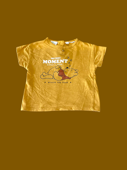Teeshirt manches courtes Winnie l’ourson, 12 mois.