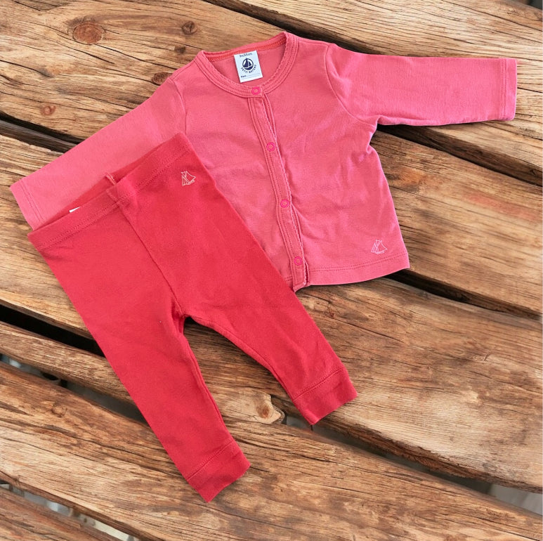Petit Bateau. Ensemble 3 mois.