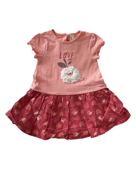 Robe manches courtes, 12 Mois.
