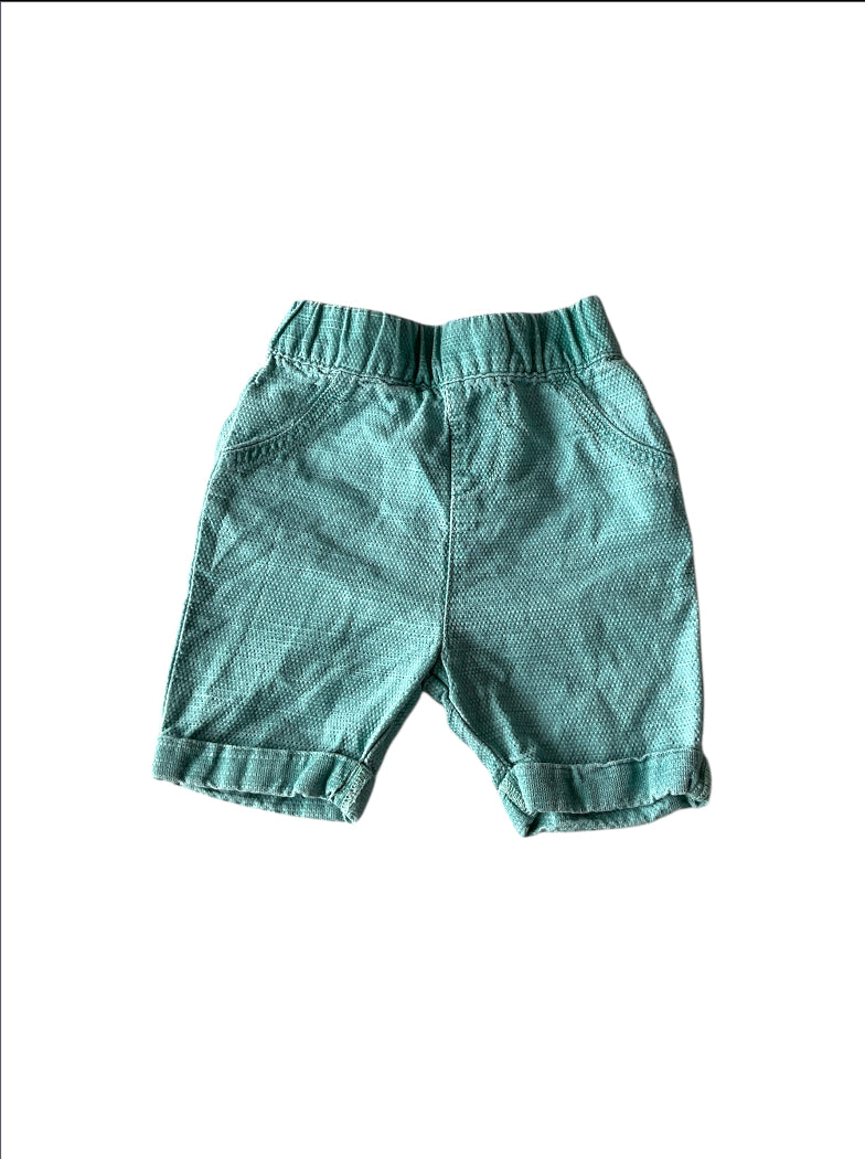 Short bleu, 6 mois