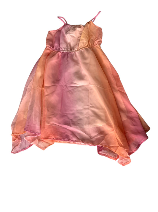 Robe à bretelles rose 36 mois