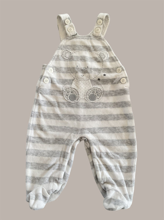 Pyjama mixte en velours. 6 mois.