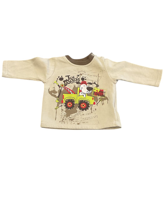 Pull garçon motif chien. 6 mois.