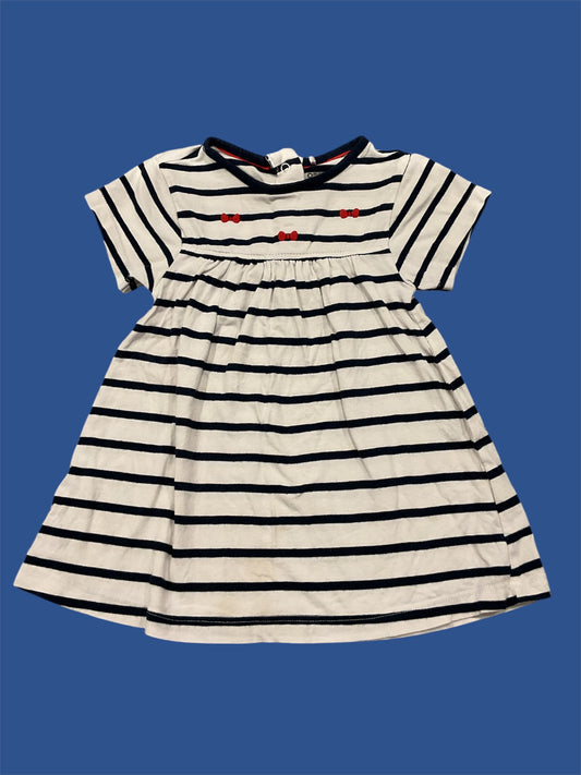 Robe manches courtes. 24 Mois.