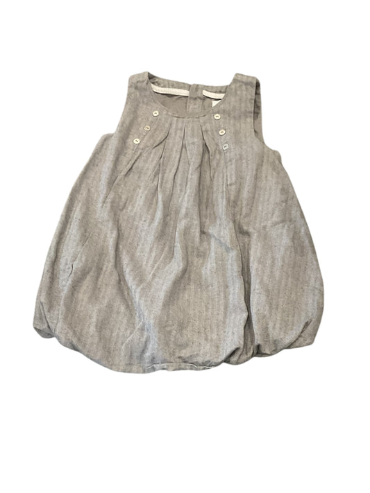 Robe boule sans manches grise. 18 mois.