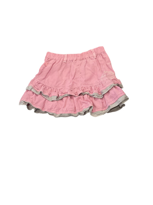 Jupe en velours rose. 23 mois
