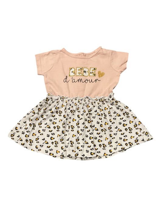 Robe d’été manches courtes. 12 Mois.