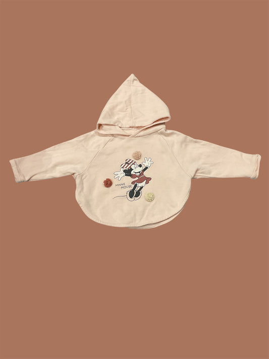 Pull poncho pour bébé fille « Minnie ». 24 Mois.