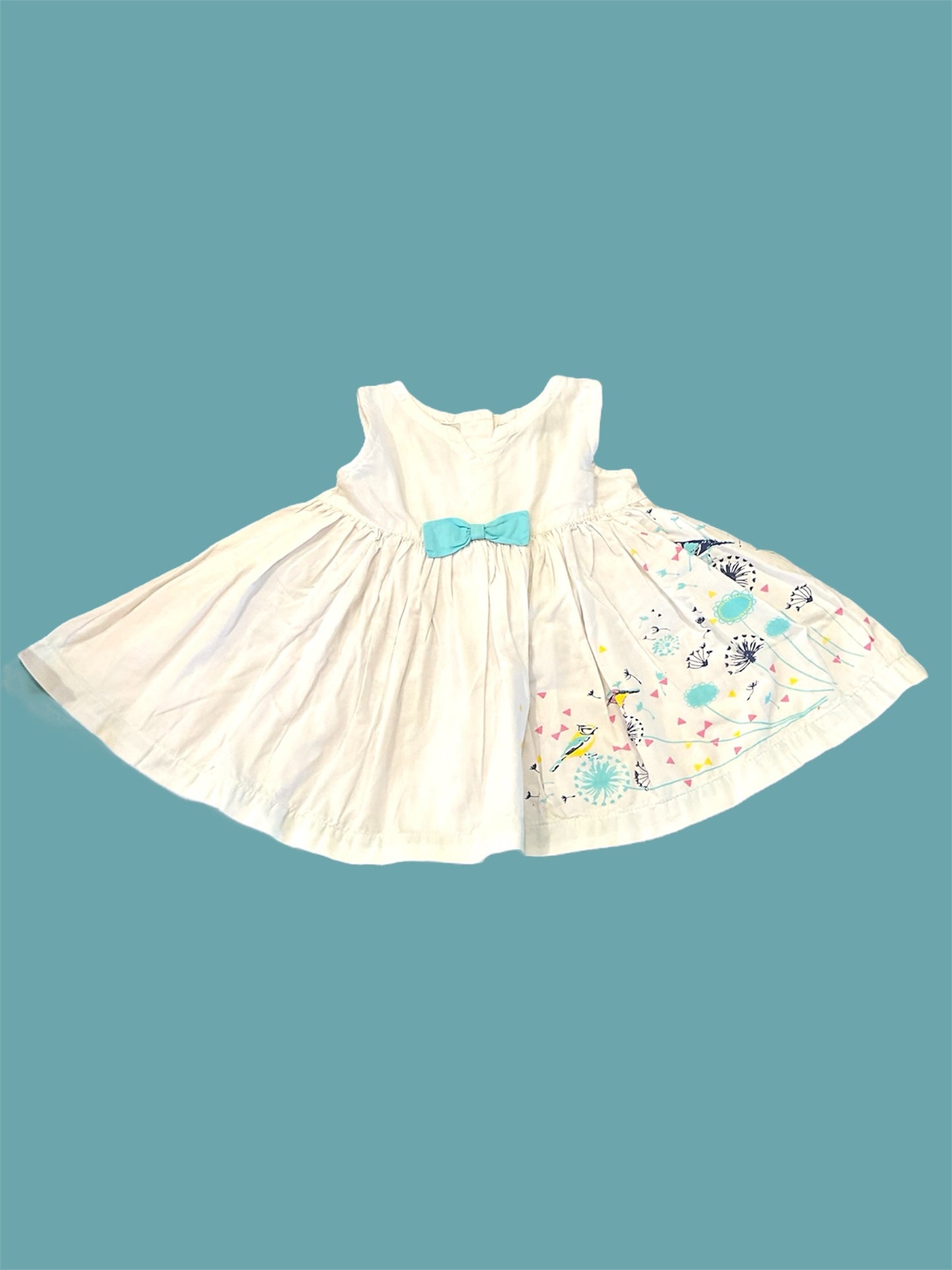Robe d’été sans manches. 6 Mois.