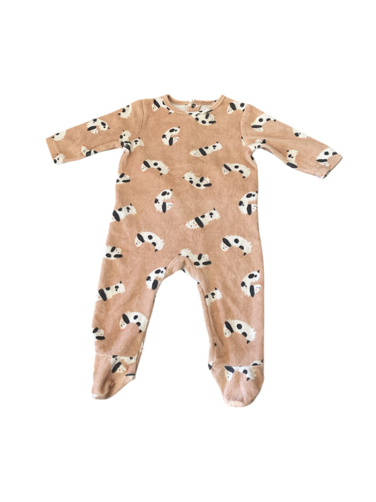 Pyjama velours tout doux 6 mois.