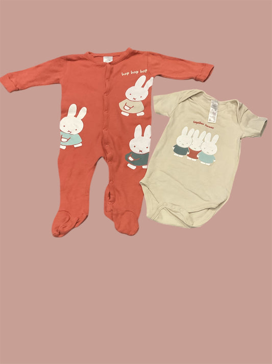Ensemble nuit bébé mixte, 6 mois.