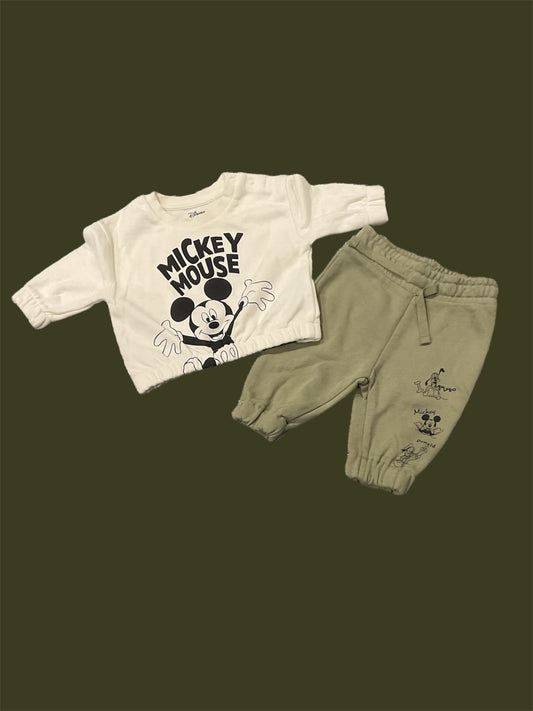 Ensemble Mickey pour bébé garçon, 3 Mois.