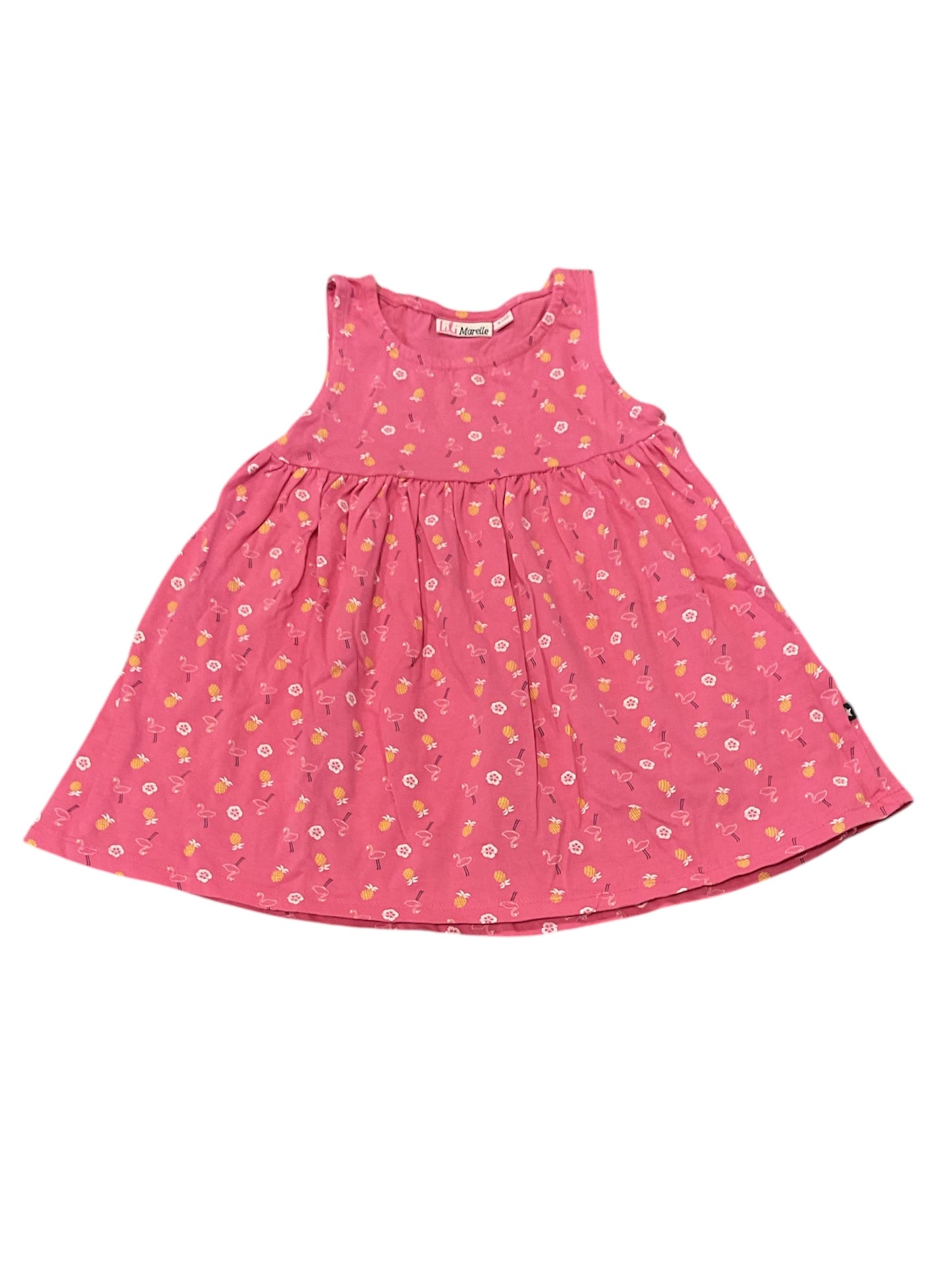 Robe sans manche imprimée, 36 mois.
