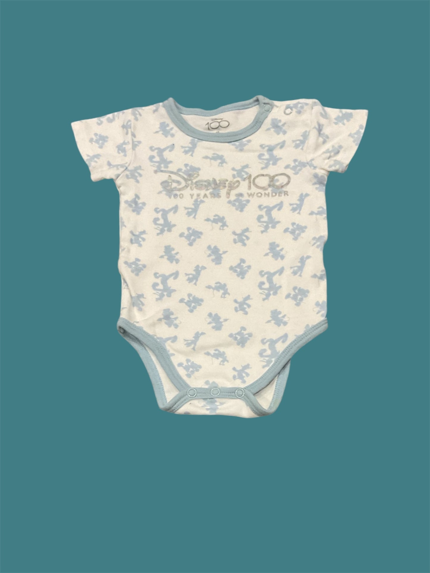 Lot de 2 bodies manches courtes Disney, 6 Mois.