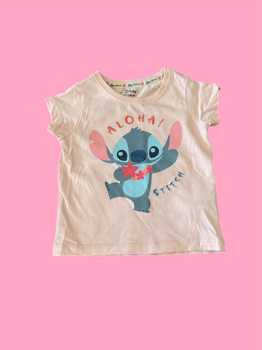 Teeshirt Stitch pour bébé fille, 9-12 Mois.