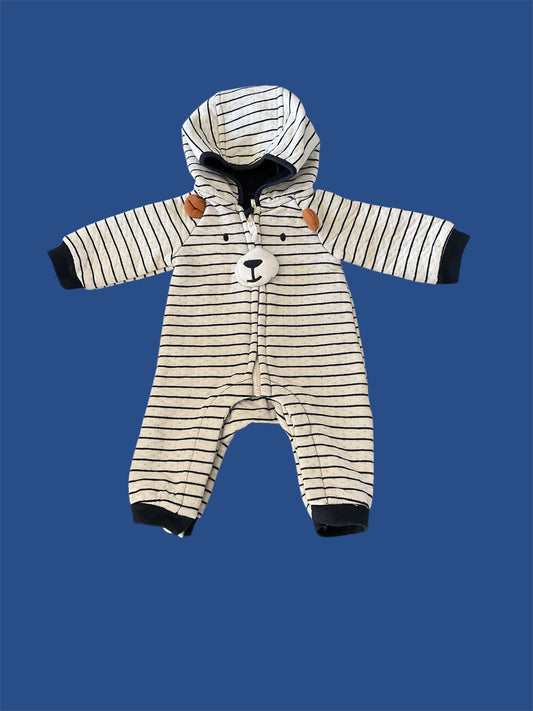 Ensemble combinaison pour bébé garçon 1 mois.
