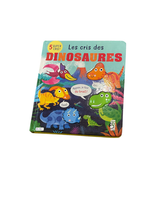 Livre sonore cartonné. Dinosaures