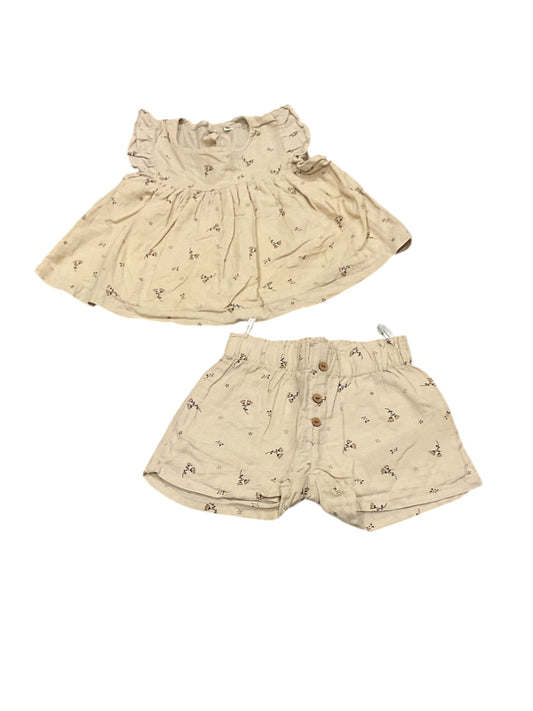 Ensemble short + haut pour bébé fille, 24 Mois.