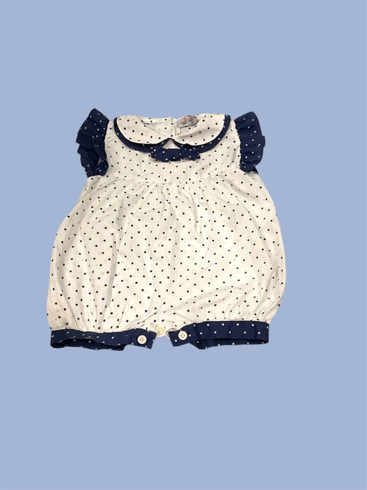 Combi-short, avec col, 12 Mois.