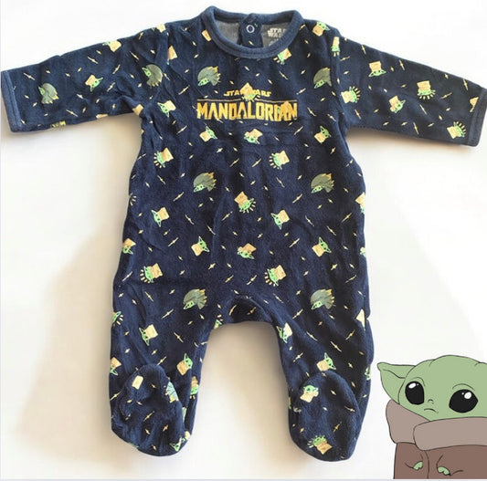 Pyjama Velours Star Wars 3 Mois