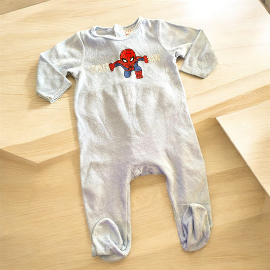 Pyjama velours spiderman 9 Mois