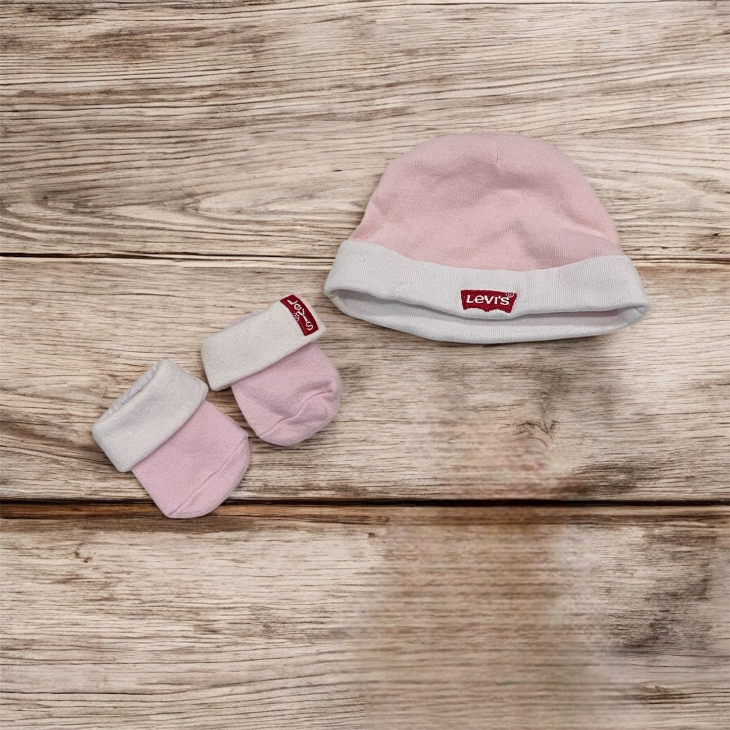 Bonnet et moufles anti griffes Levi's 1-3 Mois