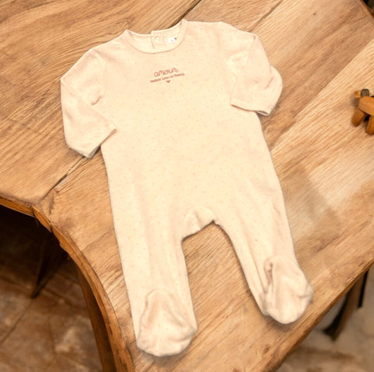 Pyjama velours 12 Mois