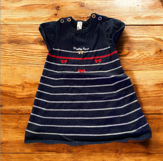 Robe manches courtes 12 Mois