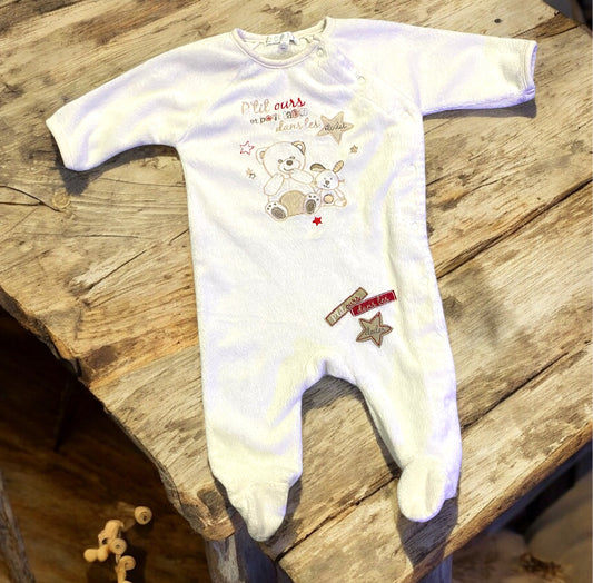 Pyjama velours 3 mois