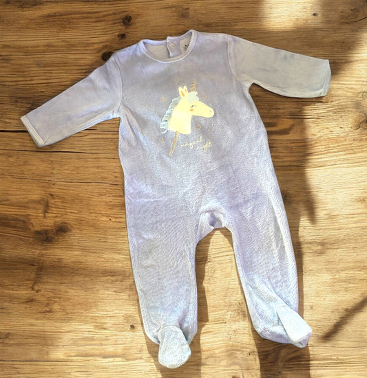 Pyjama velours 12 mois