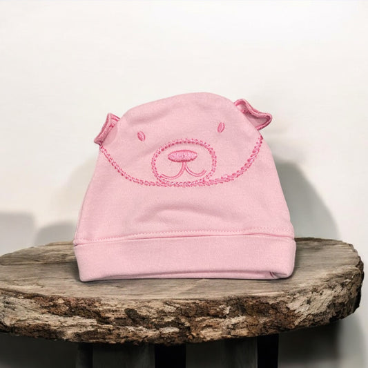 Bonnet Naissance Ourson