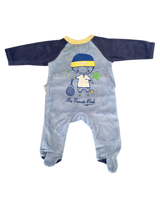 Pyjama dors-bien velours 1 Mois